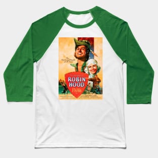 Adventures of Robin Hood (1938) Baseball T-Shirt